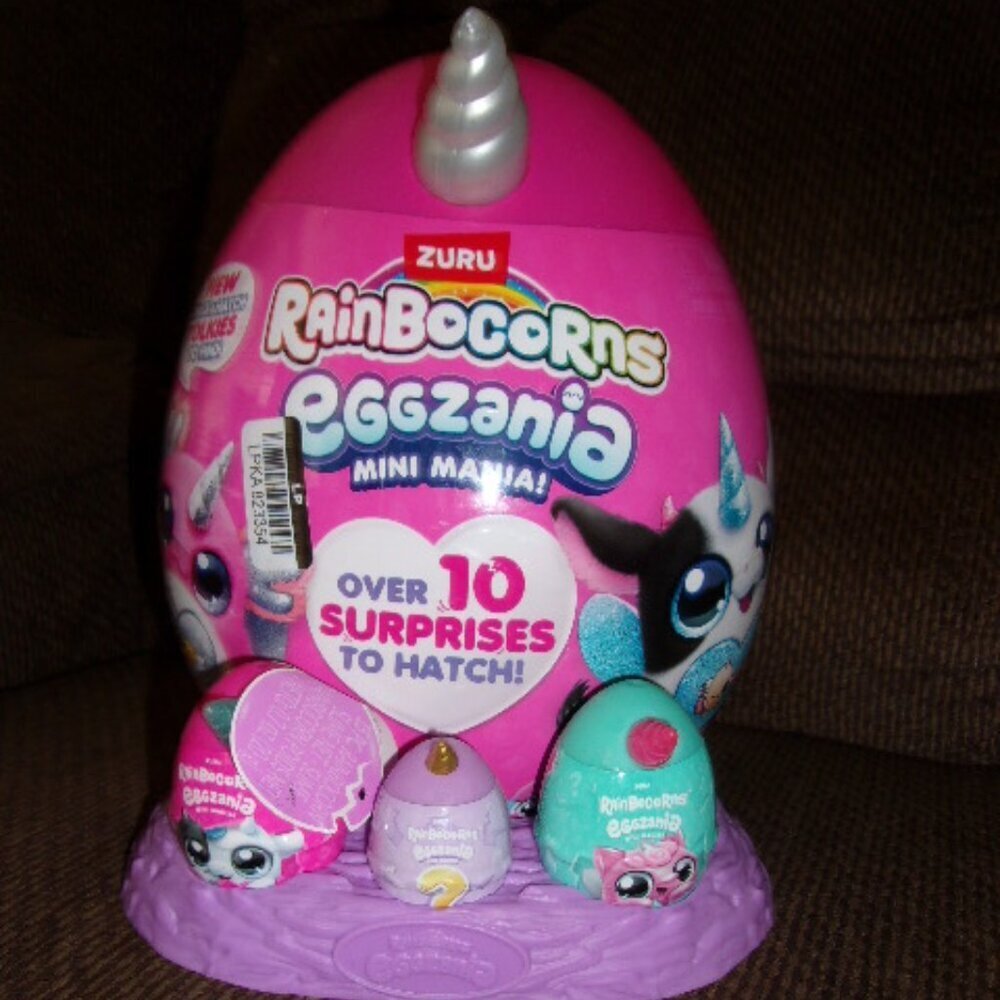 Rainbocorns Eggzania Surprise Mania Collectible Plush Stuffed Animal Toy New